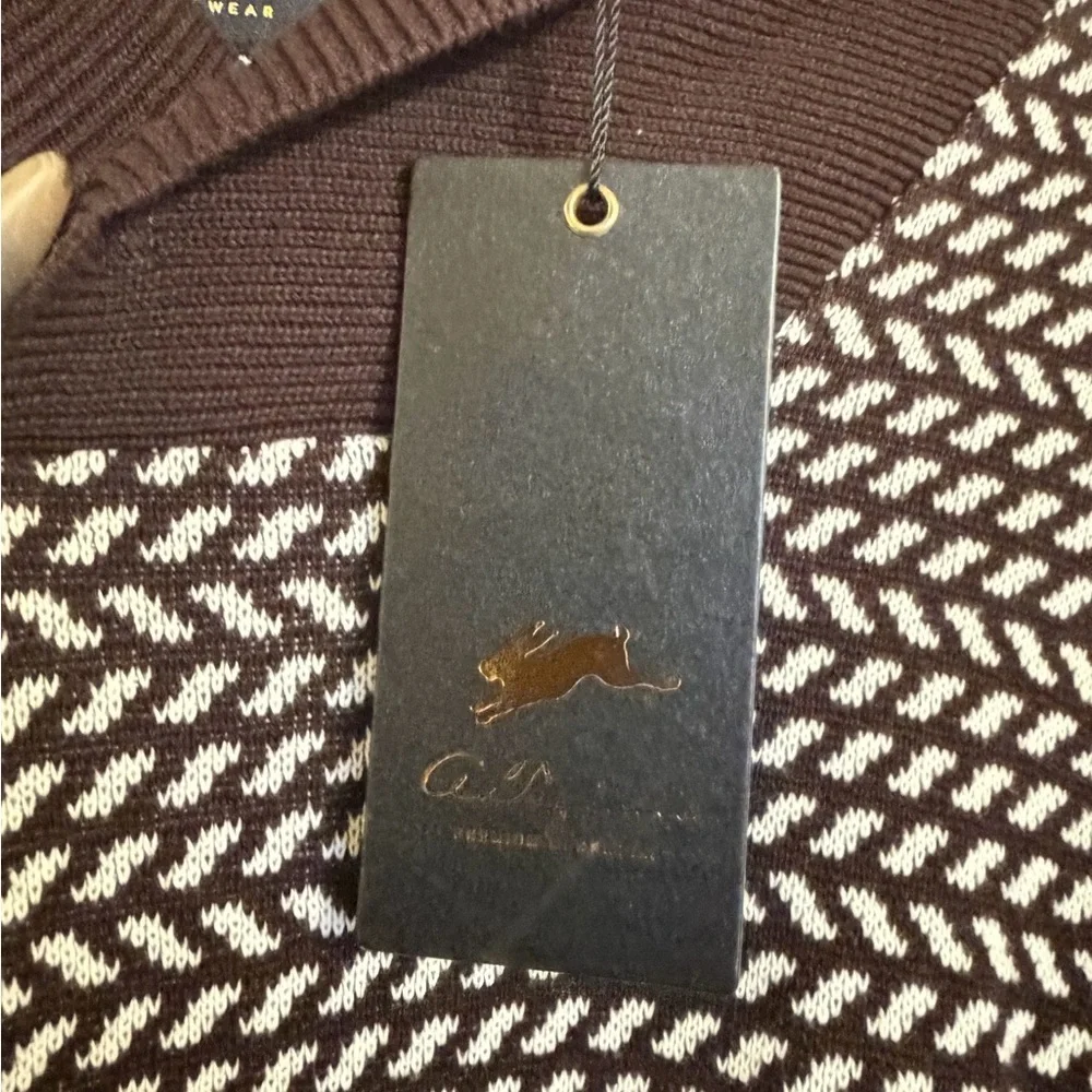 A. Tiziano Premium Men’s Shawl Collar Sweater – 6XL – NWT